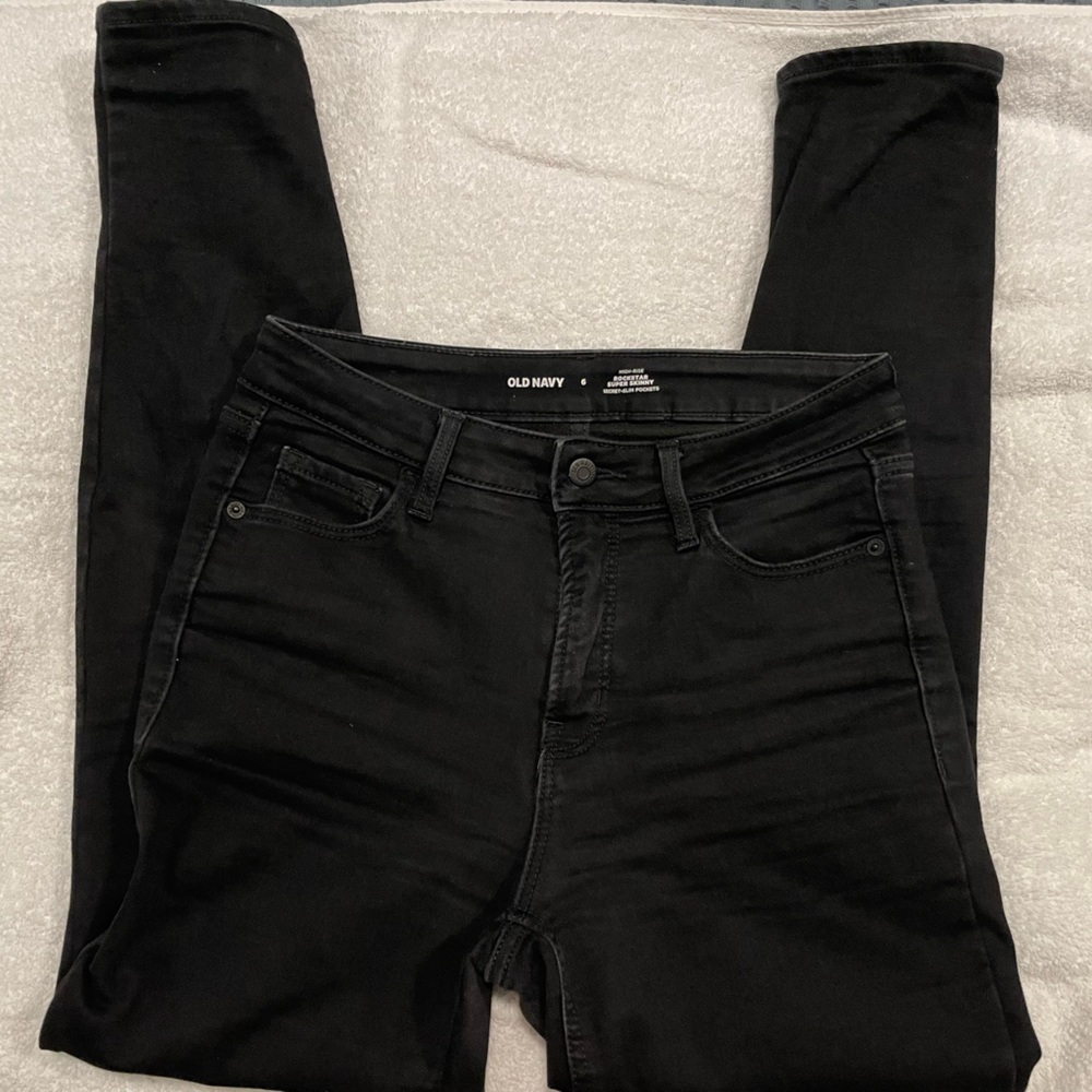 Old Navy Black Jean - sz 6